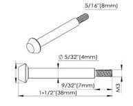 Privacy Pin Lock TL4 Series Interior Locks