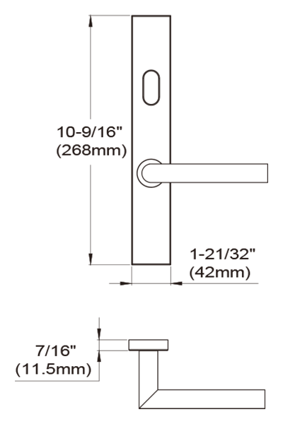 MU Plate American Patio Line Drawings